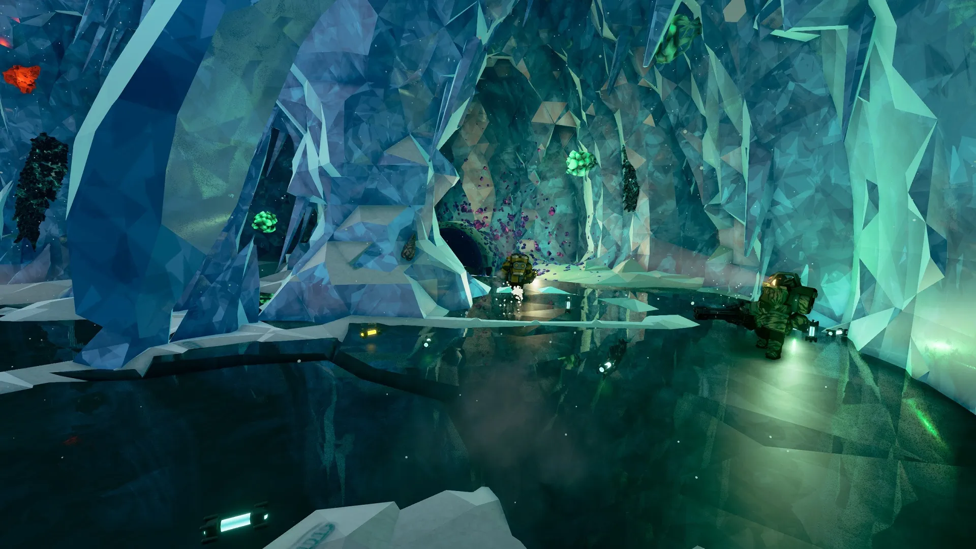 Deep Rock Galactic — exploring crystal caves