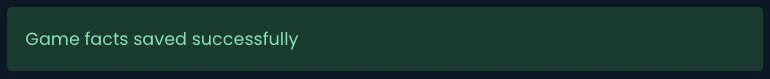 Save Changes button with success message