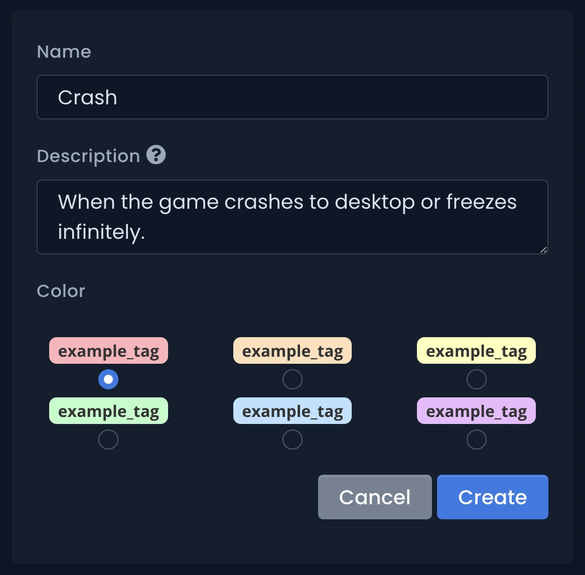 Issues Tags Configuration